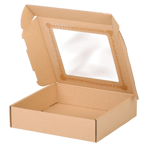 Gładki BOX-06 z okienkiem 200x200x50 - 10 szt - zdjęcie 3