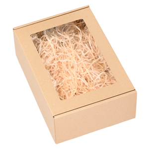 Gładki BOX-07 z okienkiem 250x200x100 - 10 szt - zdjęcie 3