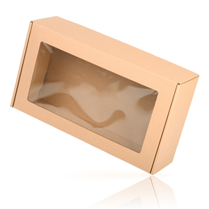 Gładki BOX-12 z okienkiem 350x200x100 - 10 szt - zdjęcie 2