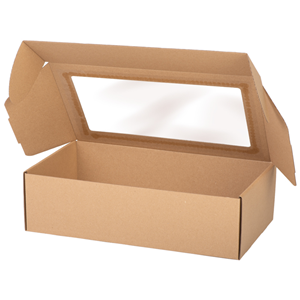 Gładki BOX-12 z okienkiem 350x200x100 - 10 szt - zdjęcie 3