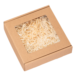 Karbowany K-BOX-06 z okienkiem 200x200x50 - 10 szt - zdjęcie 3
