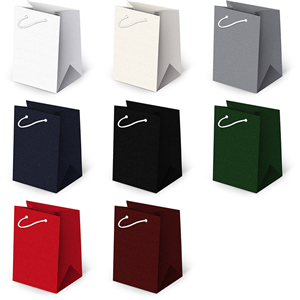 Torebki ozdobne MINI set 123 Satynowy metalic