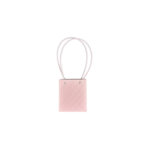 Torebka KK-1-3 - na kwiatek kwadrat - pink