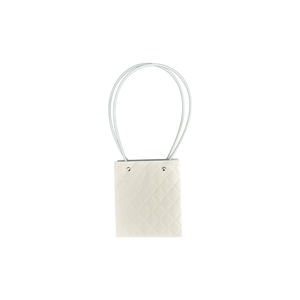 Torebka KK-2-2 - na kwiatek kwadrat - beige