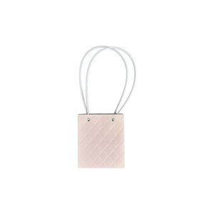 Torebka KK-2-4 - na kwiatek kwadrat - light purple