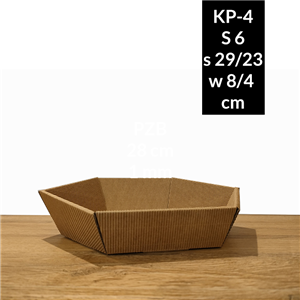 Kosze prezentowe GM-KP-4 Sześciokątne małe -10 szt