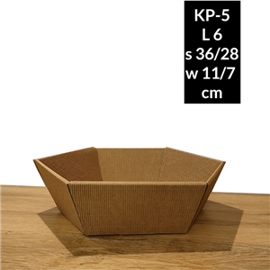 Kosze prezentowe GM-KP-5 Sześciokątne duże -10 szt