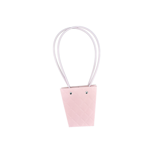 Torebka KT-1-3 - na kwiatek trapez - pink