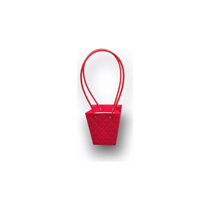 Torebka KT-1-6 - na kwiatek trapez - red