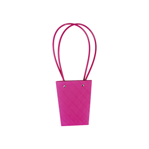 Torebka KT-2-5 - na kwiatek trapez - rose red