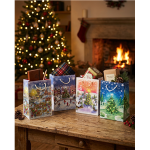 Torebki ozdobne T-5L set S-46 Christmas Night - zdjęcie 2