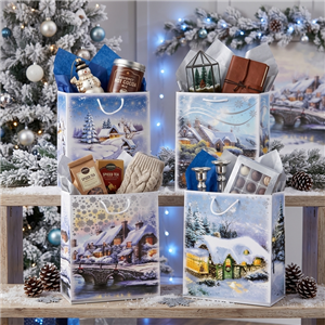 Torebki ozdobne XL set S-20 Festive time - zdjęcie 3